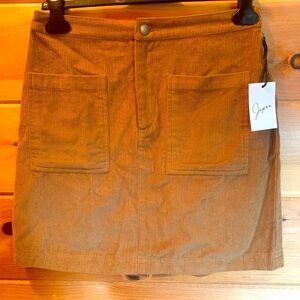 Japna corduroy skirt new with tags size small